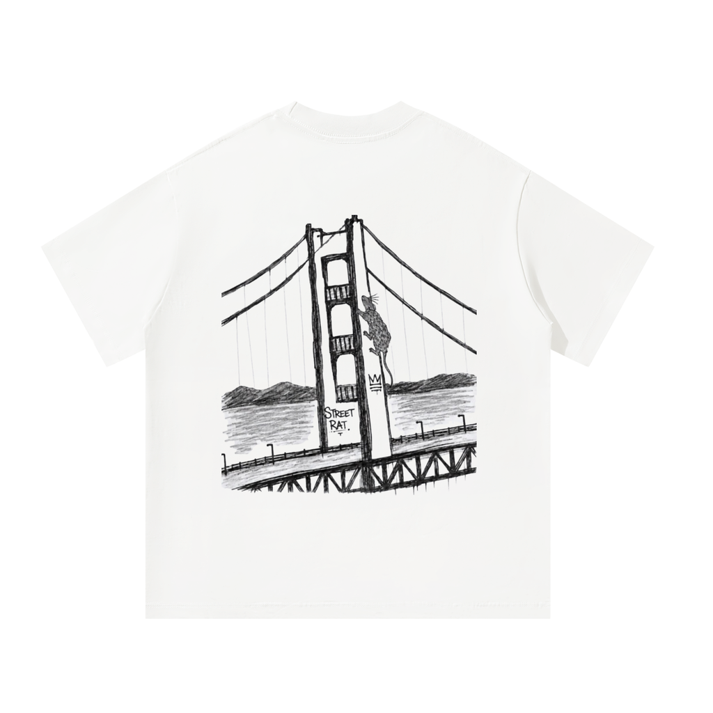 “BRIDGE BANDIT”— The view doesn't belong to the lucky—it belongs to the persistent Every step is earned, every scar has a story. Street Rat is built for those who refuse to stay at the bottom.