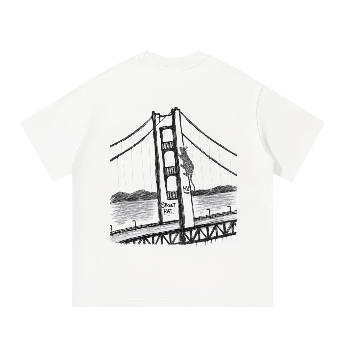 “BRIDGE BANDIT”— The view doesn't belong to the lucky—it belongs to the persistent Every step is earned, every scar has a story. Street Rat is built for those who refuse to stay at the bottom.