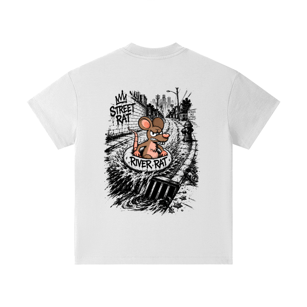 KIDS “RIVER RAT”— Most people see a flooded street and turn around. A River Rat sees an open road and rides it without looking back.